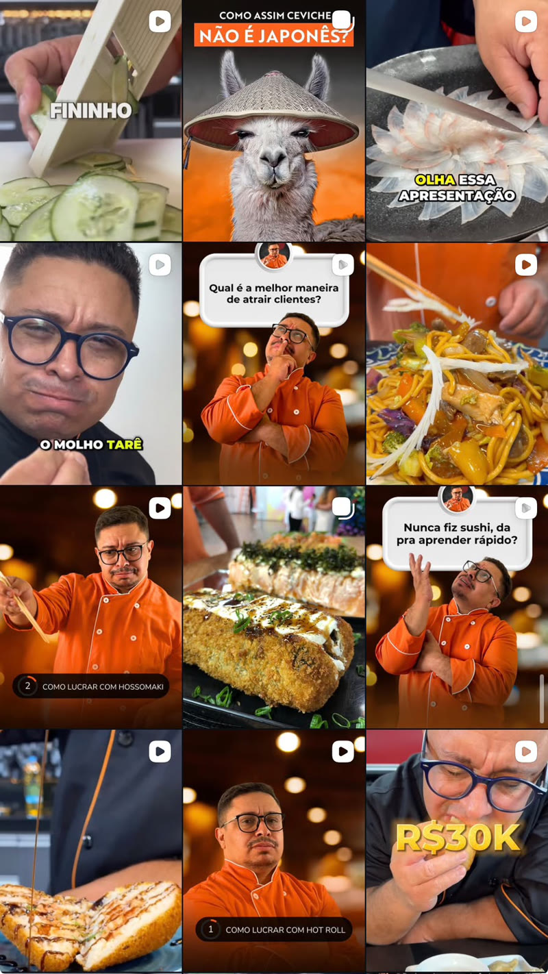 Feed do Chef Hugo, do Omakase